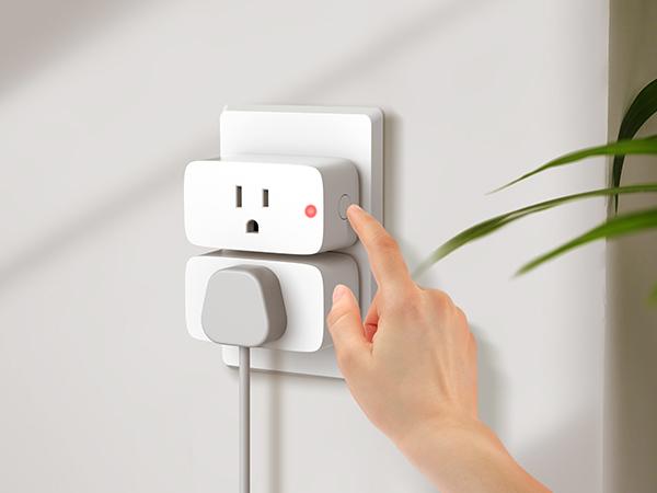 Linkind Matter Smart Plug, Work with Apple Home, Siri, Alexa, Google, SmartThings, Smart Outlet 15A/1800W Max, Smart Home Automation, APP Remote Control,Timer&Schedule, 2.4G Wi-Fi Only, 2 Pack