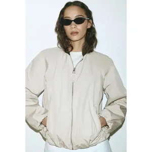 H&M Bubble-hem bomber jacket