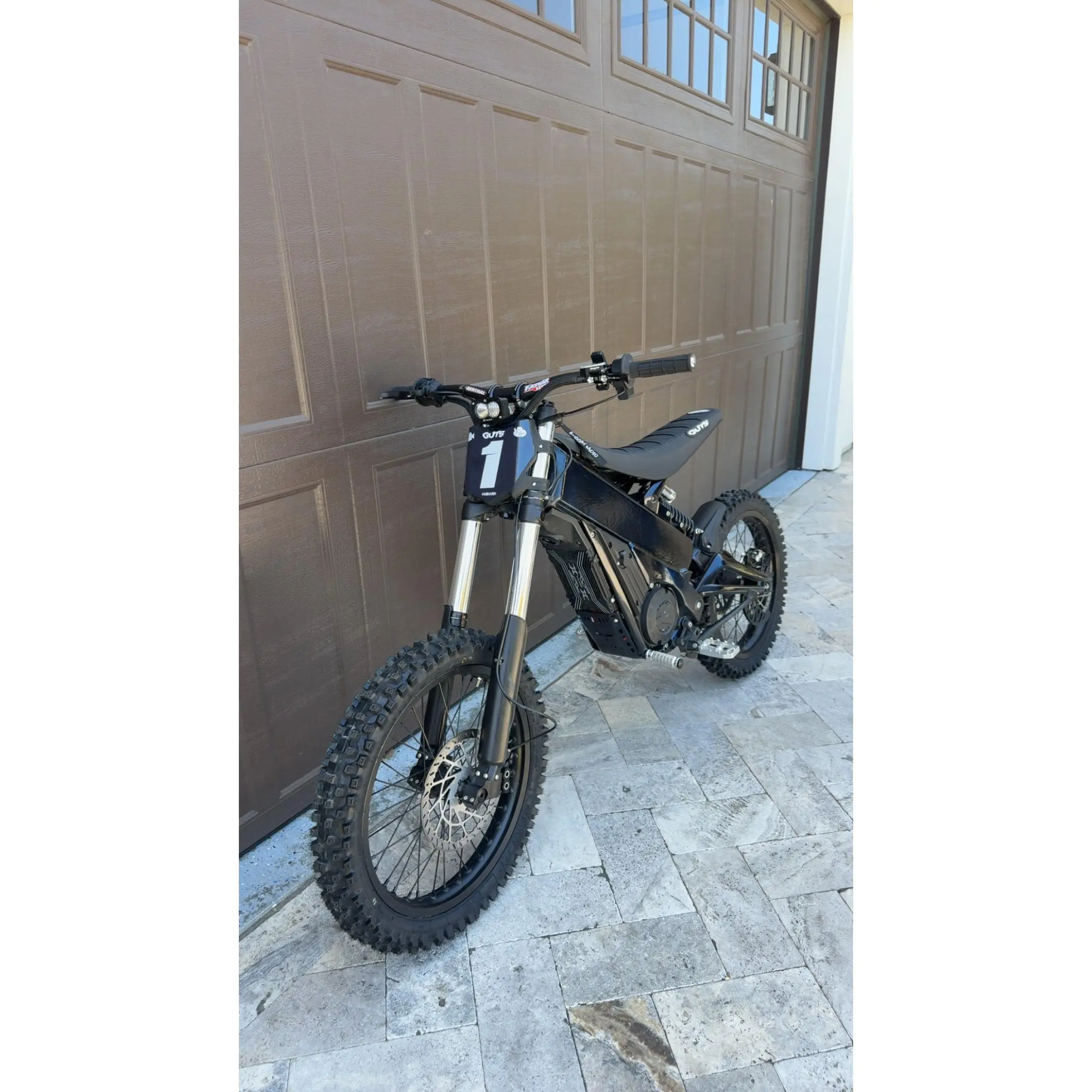 E-Moto Fork Wrap (Reflective Chrome) | Universal E-Bike Fork Protection Wrap