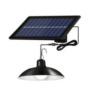 easter sale 1PC/2PC Solar-powered single-head pendant light, outdoor solar LED light, decorative chandelier, suitable for terraces, pavilions and general lighting; outdoor lighting fixtures suitable for courtyards, gardens, tents, chicken coops, etc.