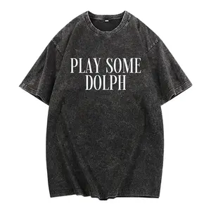 Retro Aesthetic Play Some Dolph T-Shirt Made In USA For Women For Men [MaleStyles 180G/230G 100% cotton short-sleeve/hoodie, soft and comfortable]