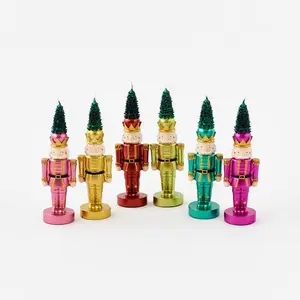 Nutcracker with Tree Candle