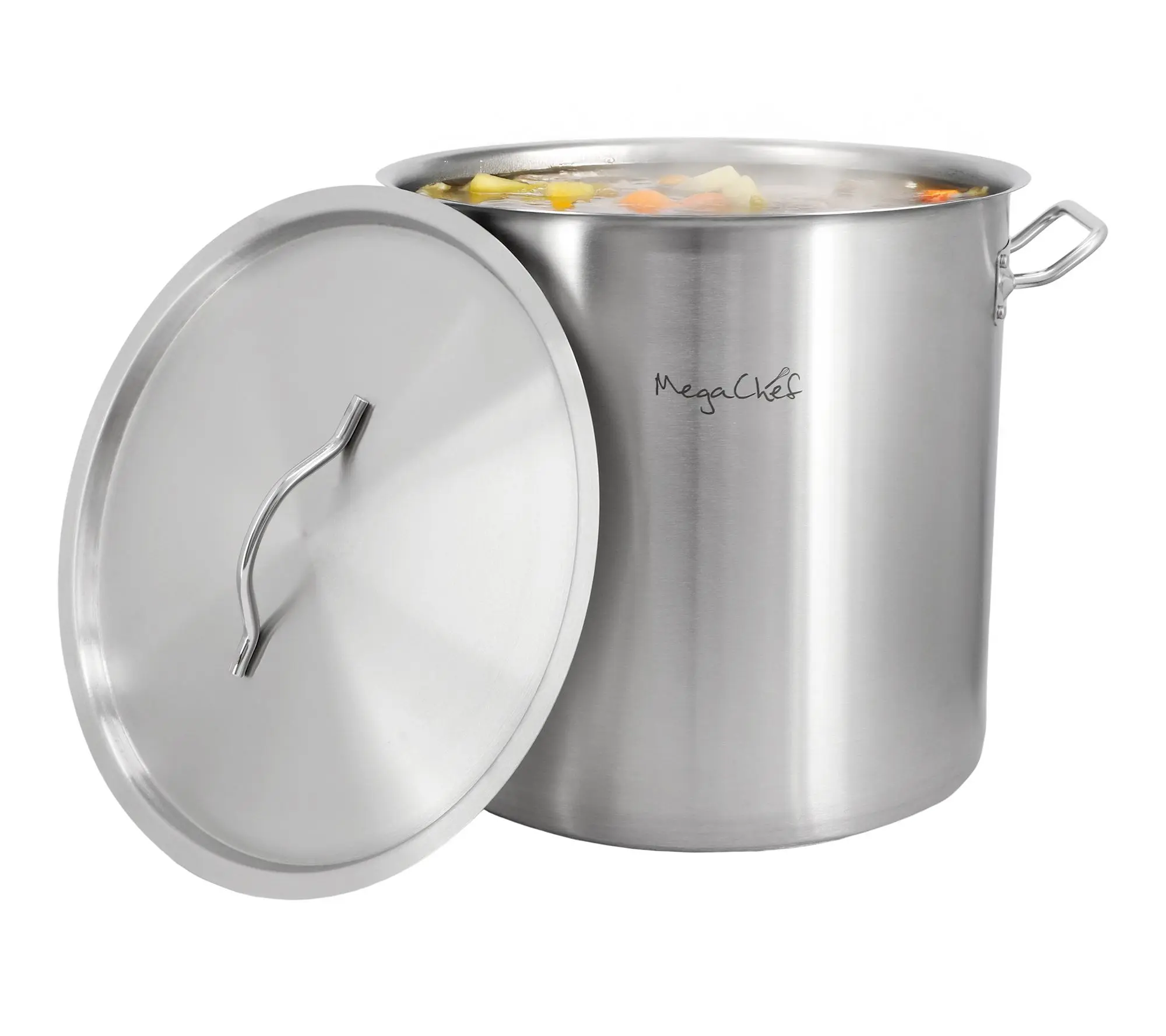 MegaChef Professional Kitchen 26.4Qt Stainless Steel Stock Pot