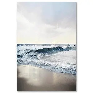 Courtside Market Waves Canvas Wall Art - 12" x 18"