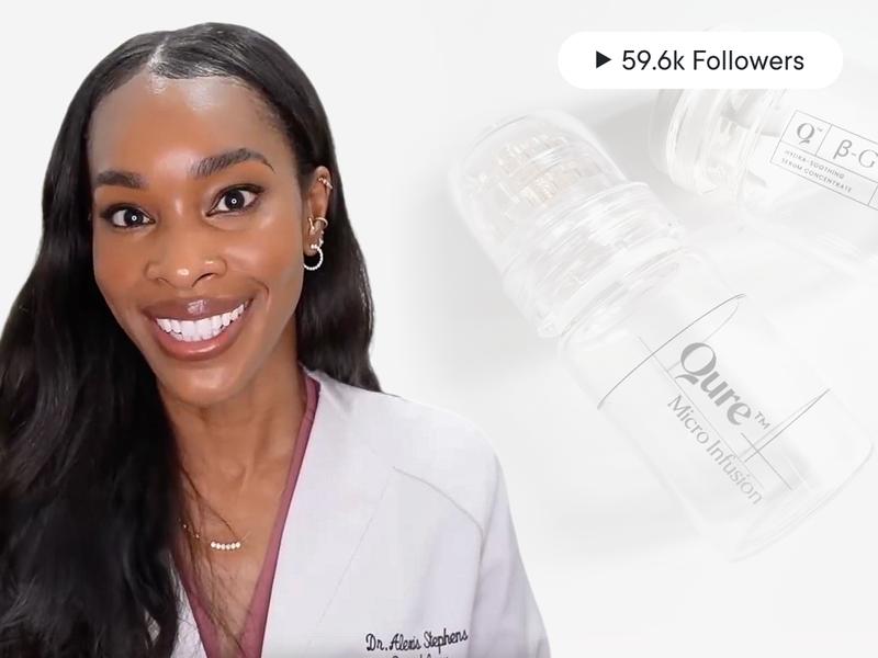 Qure Micro-Infusion System: Facial Serum for All Skin Types - 2 Months Mixed (For Wrinkles + Dark Spots)