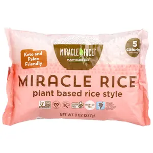 Miracle Noodle Miracle Rice®, Plant Based Rice, 8 oz (227 g) Miracle Noodle Miracle Rice®, Plant Based Rice, 8 oz (227 g)