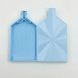 Shimmering Diamond Painting Flip-Top Tray Set (with Lid) Diamond Funnel DIY Multi-Functional Storage Tool Tray Embroidery Craft Embroidery Set Tray