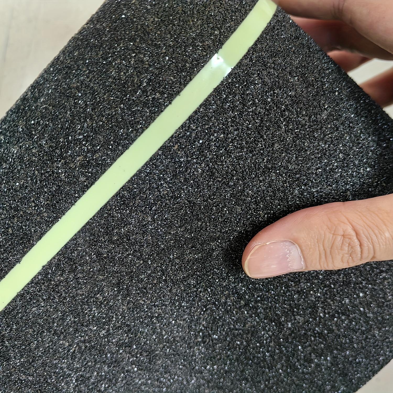 【FaddishDeal】3 Pcs Glow-In-The-Dark Anti-Slip Traction Tape - High Grip, Durable Adhesive For Stairs & Steps, Easy Install, Multi-Surface Compatibility.