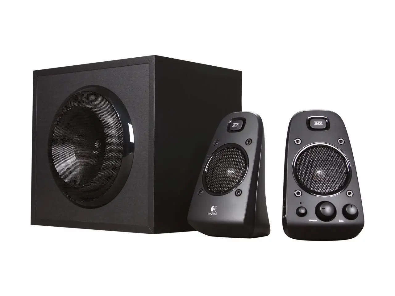 Logitech Z623 400 Watt Home Speaker System, 2.1 Speaker System - Black Logitech Z623 400 Watt Home Speaker System, 2.1 Speaker System - Black