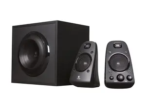 Logitech Z623 400 Watt Home Speaker System, 2.1 Speaker System - Black