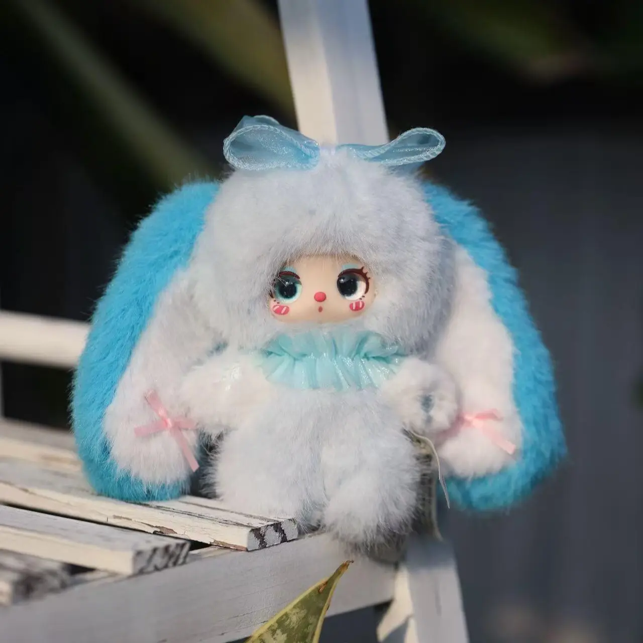 Liila's rainbow candy rabbit plush toy doll，Bunny Plush Dolls