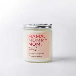Mama. Mommy. Mom. Bruh. | 7oz Candle Mother's Day Exclusive | Milkhouse Candle Company | holiday candle