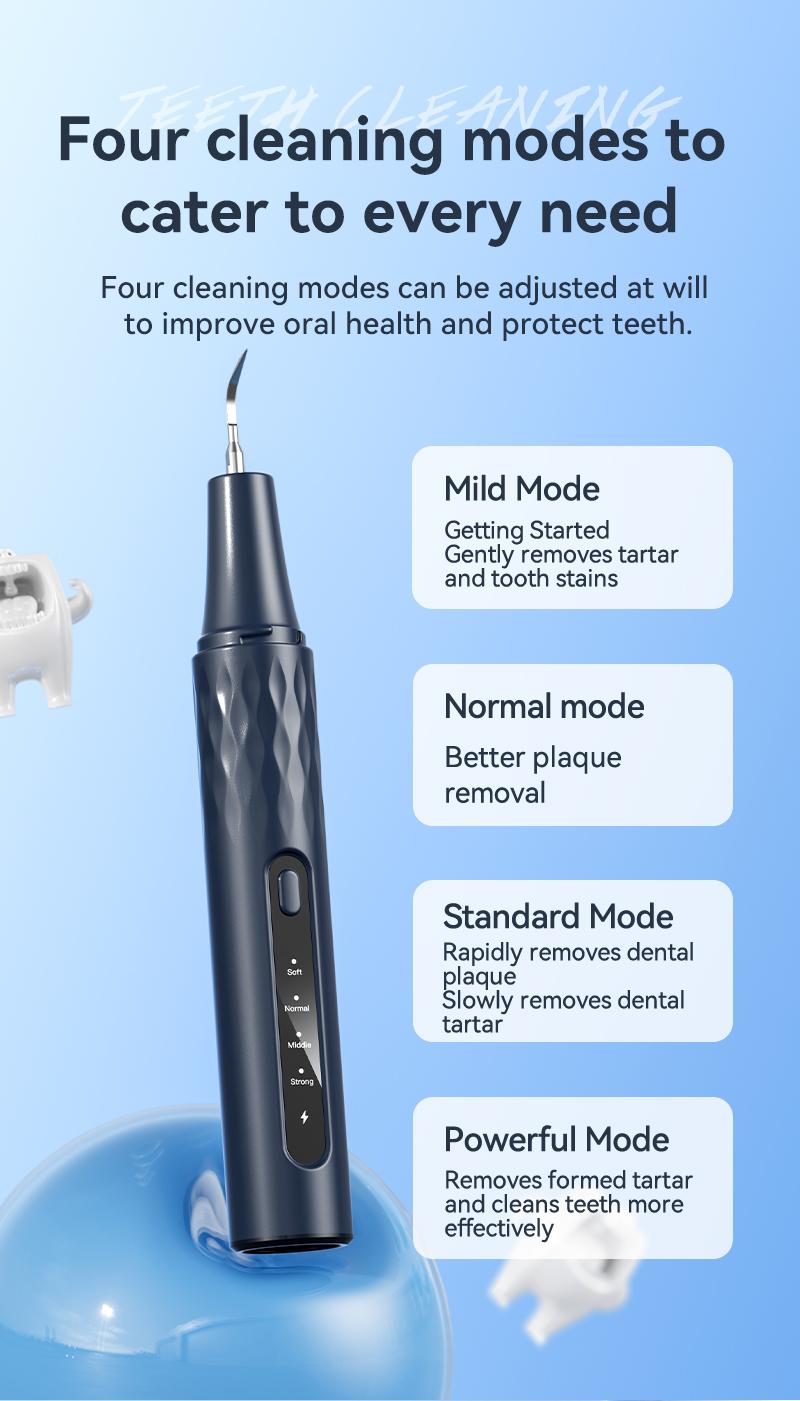 Electric Scaler, Smart Ultrasonic Tooth Cleaner with HD Camera & App, Professional Plaque Remover for Teeth Cleaning, 4 Cleaning Modes, Helps Reduce Tartar and Bad Breath - Home Dental Care Device, Smart Tooth Cleaner Electric Scaler, Smart Ultrasonic Tooth Cleaner with HD Camera & App, Professional Plaque Remover for Teeth Cleaning, 4 Cleaning Modes, Helps Reduce Tartar and Bad Breath - Home Dental Care Device, Smart Tooth Cleaner