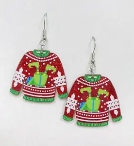 Winter sweater Elf earrings