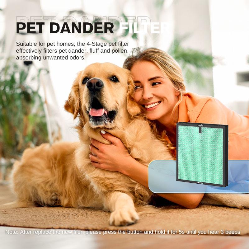 MORENTO 4866 Air Purifiers for Home Large Room up to 1076 Sq Ft with PM 2.5 Display Air Quality Sensor for Pet Hair, anti-allergy white purifier anti-bacteria, Double-sided Air Inlet, 24db#TikTokShopBlackFriday