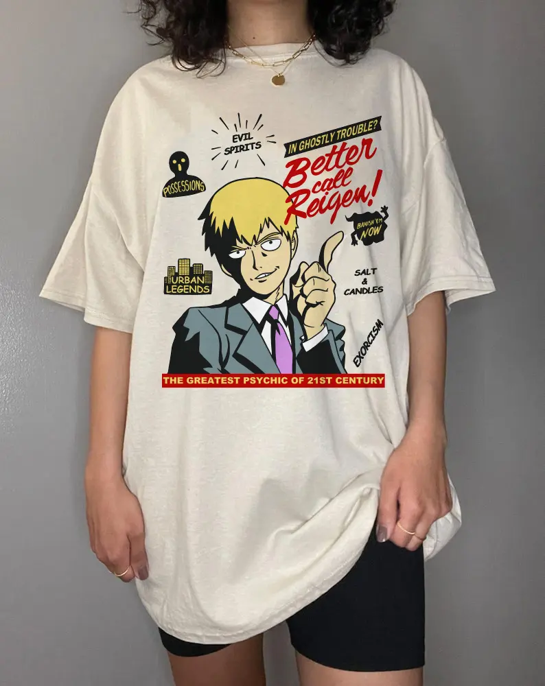Better call reigen! Shirt, Unisex Shirt, anime shirt