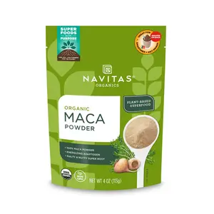 Navitas Organics Maca Powder, 8 oz. Bag, 45 Servings — Organic, Non-GMO, Low Temp-Dried Gluten-Free