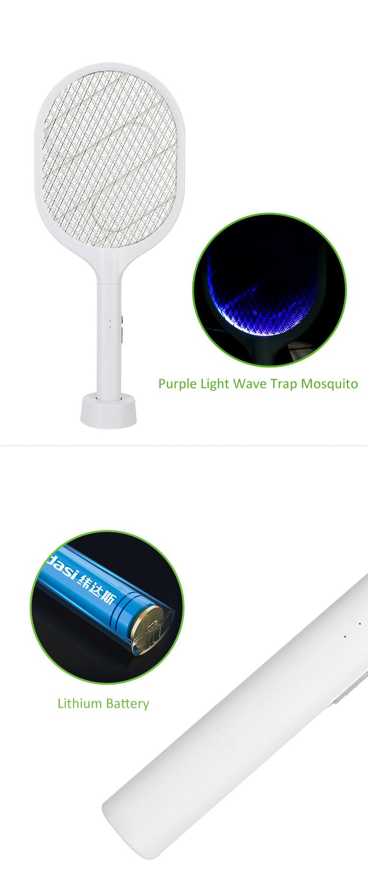 Rechargeable Electric Fly Swatter,Bug Zapper Racket with 1200mAh Battery, USB-C Charging,Mosquito Killer with Purple Light,Triple-Layer Safety Net, Ideal for Indoor&Outdoor Use Rechargeable Electric Fly Swatter,Bug Zapper Racket with 1200mAh Battery, USB-C Charging,Mosquito Killer with Purple Light,Triple-Layer Safety Net, Ideal for Indoor&Outdoor Use