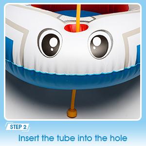 Kids' Inflatable Pool Float, Toddler Ride-On Airplane Cruiser, Summer Foldable Lounger, Mini Pool Toy for 3-8 Years Babies