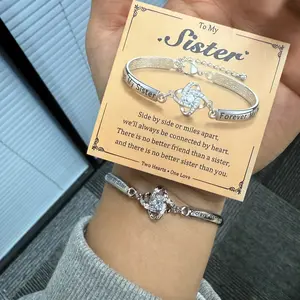 Diamond-Encrusted Bracelet for Women, Elegant Party & Daily Jewelry, Ideal Birthday Gift for Sister