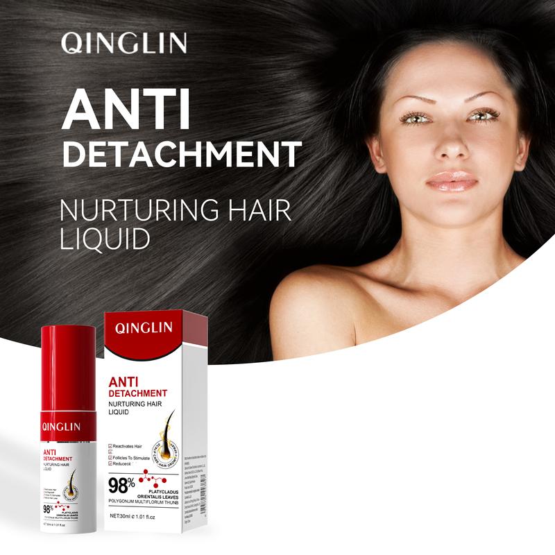 QINGLIN Hair Growth Serum - Anti Hair Loss Treatment, Scalp Nourishing Essence, Strengthens Roots & Promotes Thicker Hair (US Stock)