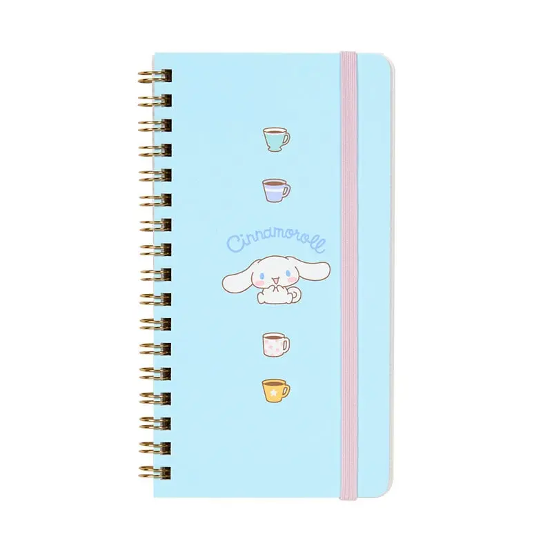 Cinnamoroll Slim Spiral Notebook (Elastic Closure)