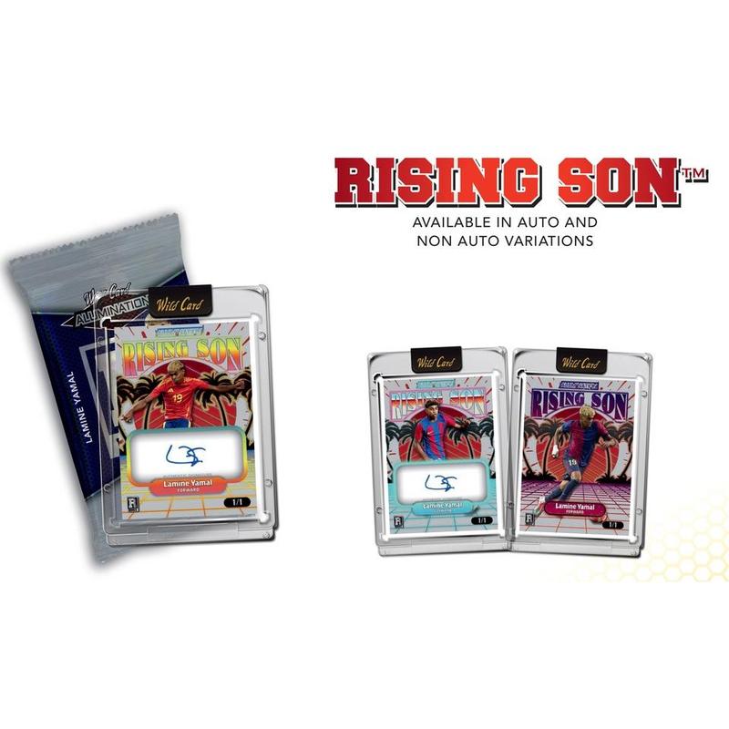 2024 Wild Card Lamine Yamal Alumination Rookie Trading Card LV