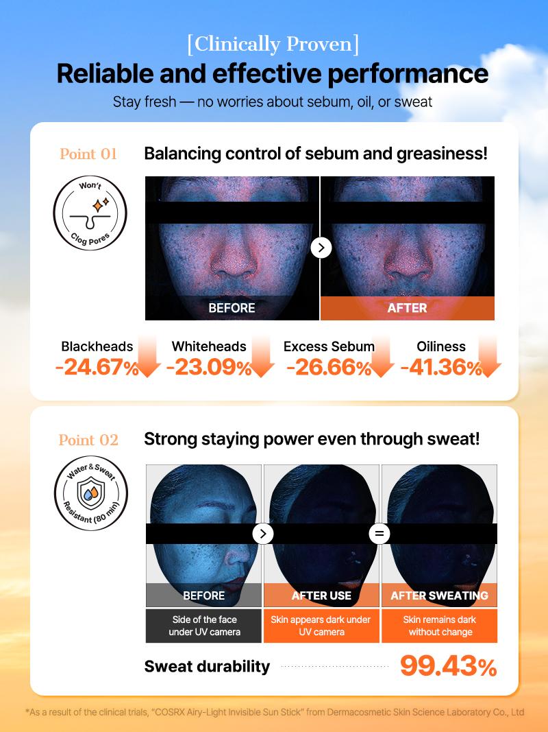 [COSRX OFFICIAL] COSRX AIRY-LIGHT CLEAR SUNSCREEN STICK_(OTC)_19 g