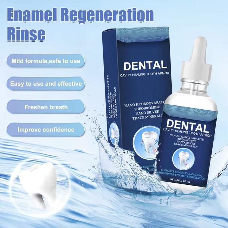 Oralhoe Daily Tooth Armor Liquid Drops with Nano Hydroxyapatite & Theobromine for Fresh Breath & Sensitive