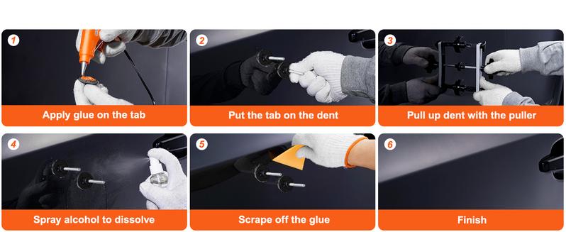 VEVOR Car Body Dent Puller Bridge Lifter Tool Paintless Hail Remover Repair Kit