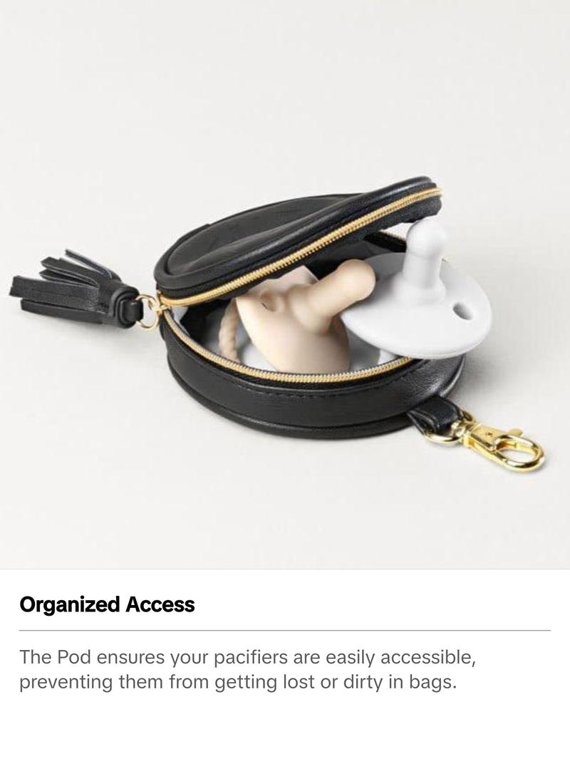 Tushbaby Pod- Portable Pacifier Case, Doubles as Coin Purse