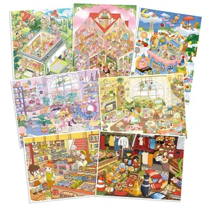 3D Girly Healing Aesthetic Scene Sticker Kit, Kawaii Soft Cute Pastel Stickers for Journaling Scrapbook Planner DIY Craft Decor gift