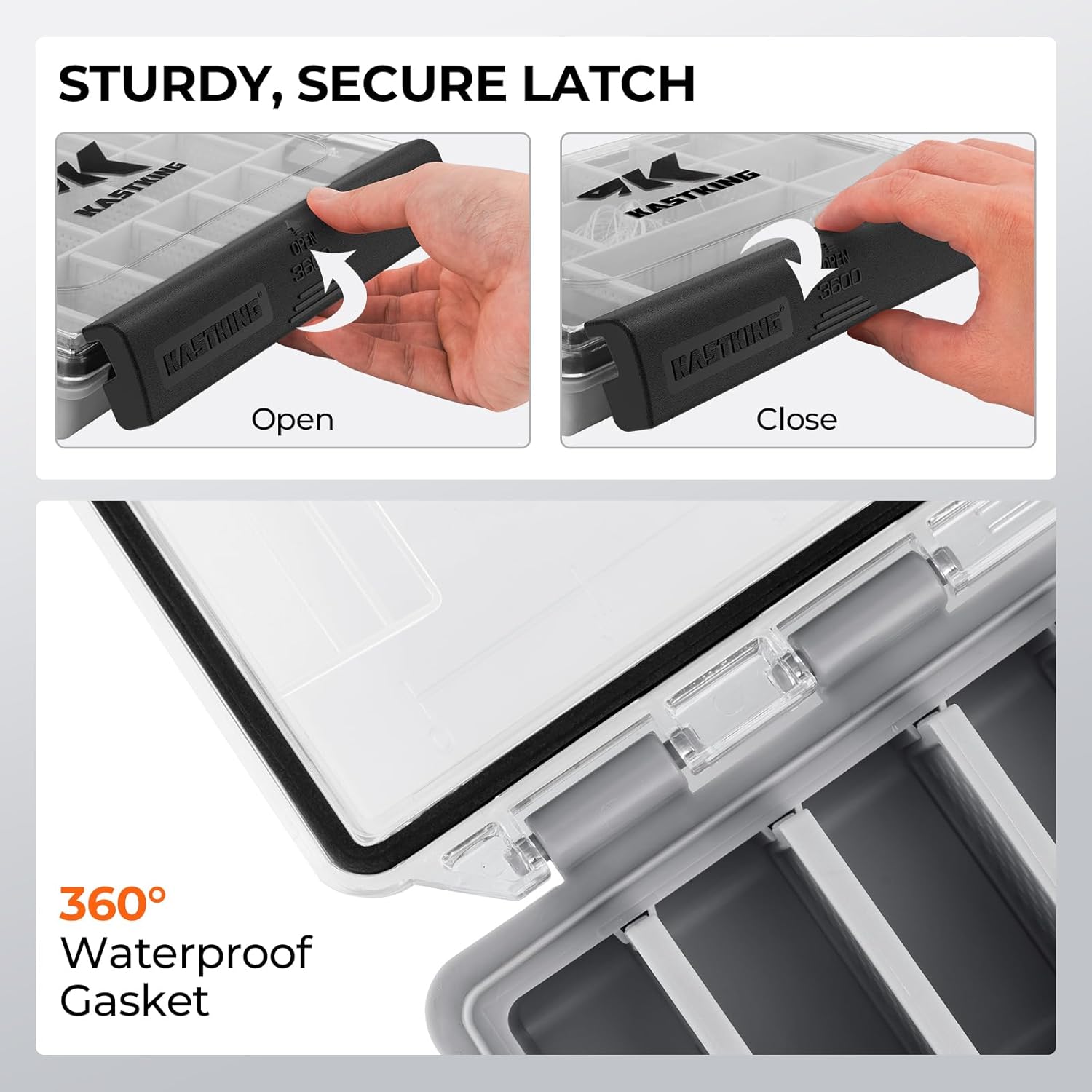 KastKing BlowBak Tactical Fishing Sling Tackle Storage Bag With 2 Hyperseal Tackle Boxes- Lightweight Sling Fishing Backpack - Sling Tool Bag for Fishing Hiking Hunting Camping