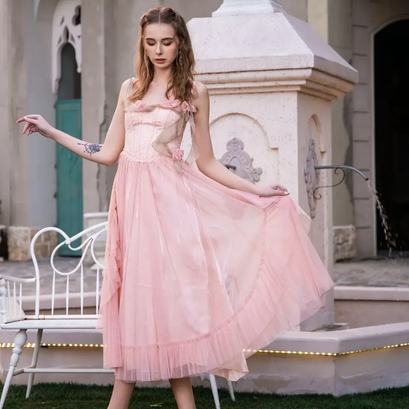 The Mystique Flora Corset Dress-LuminaVenus Dresses Autumn Women's Power  Wardrobe Goddess Dress Alix Earle Dress