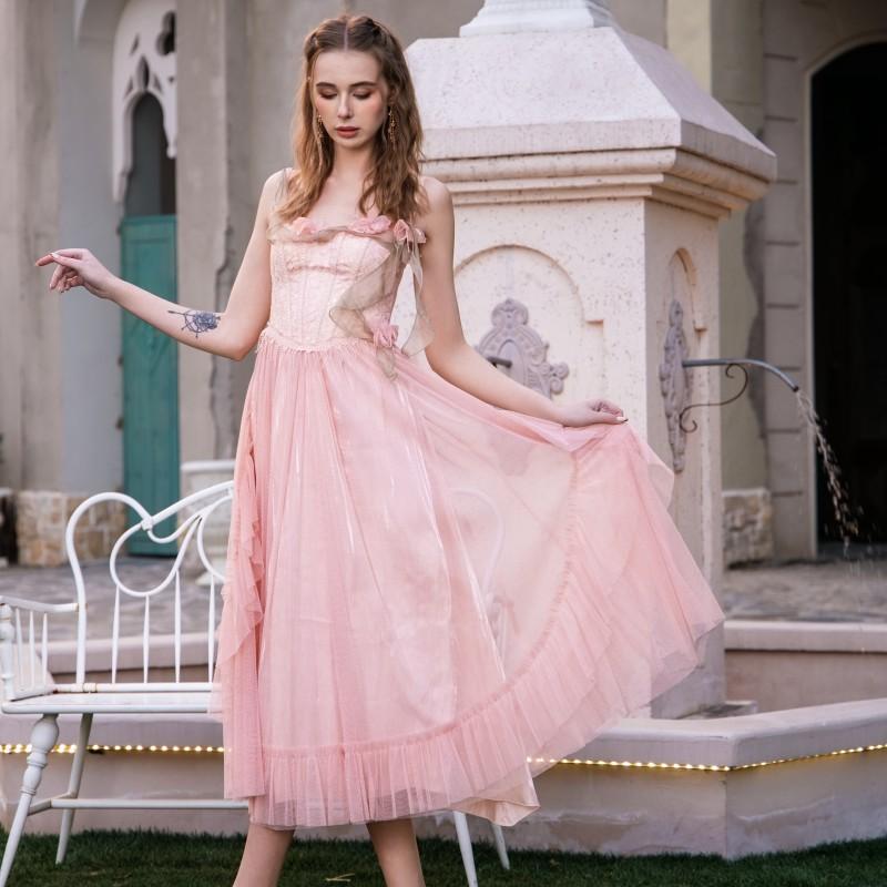 The Mystique Flora Corset Dress-LuminaVenus Dresses Autumn Women's Power Wardrobe Goddess Dress Alix Earle Dress Scuba Knit Dress Para Fiesta Elegant Fashion Casual Wedding Dress Elegance Adjustable birthday outfit Floral Curvy