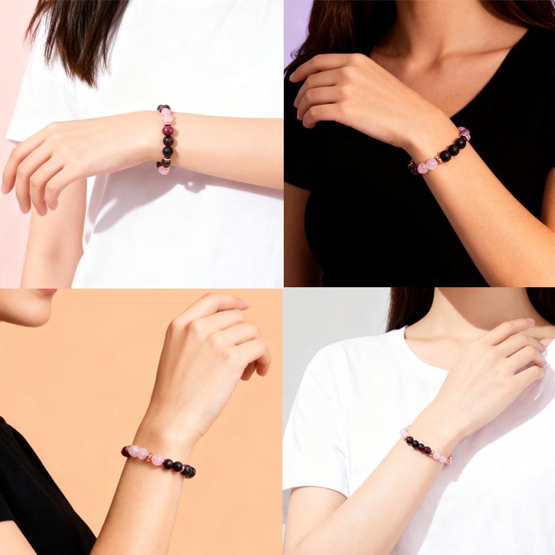 Healing Crystal Bracelet For Women Anxiety Crystal Bracelet Beaded Bracelets Rose Quartz Crystals And Healing Stones Yoga Meditation Bead Bracelet Calming Stretch Bracelet Stress Relief Gifts For Women Healing Crystal Bracelet For Women Anxiety Crystal Bracelet Beaded Bracelets Rose Quartz Crystals And Healing Stones Yoga Meditation Bead Bracelet Calming Stretch Bracelet Stress Relief Gifts For Women