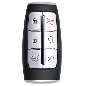 Keyless2Go 2021, 2022, 2023, 2024, 2025 Genesis GV70 6-Button Replacement Smart Keyless Entry Remote Proximity Key Fob