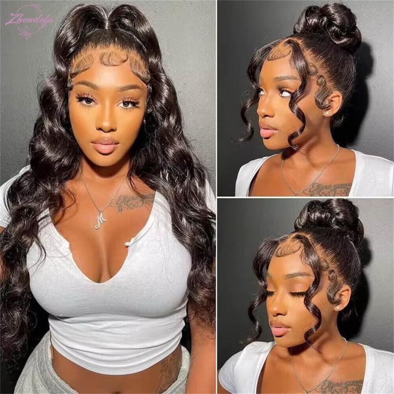 Bling Hair HD Transparent 30 32 Inch 13x4 13x6 Body Wave Lace Front Wig Pre Plucked 360 Lace Frontal Wig Human Hair For Black Women