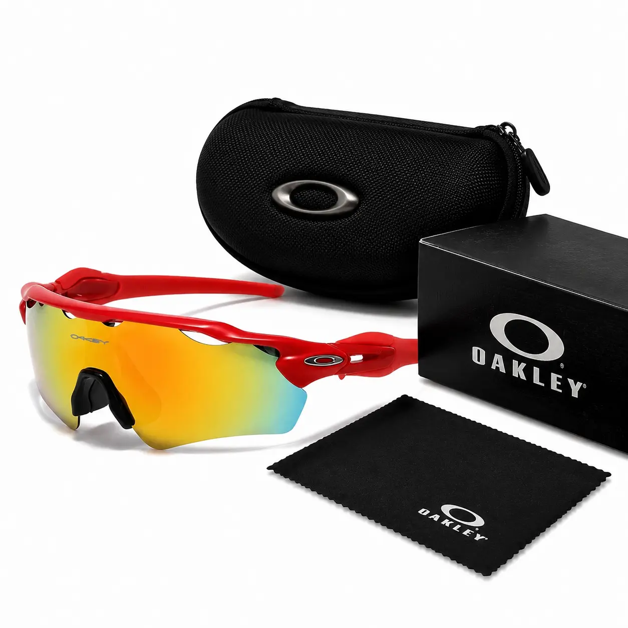 Oakley Wraparound Performance Sunglasses Polarized UV Protection for Men & Women