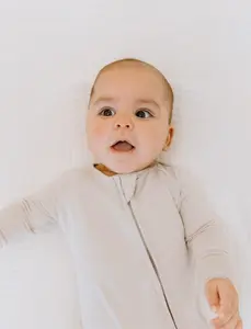 Sand Grey Bamboo Onesie