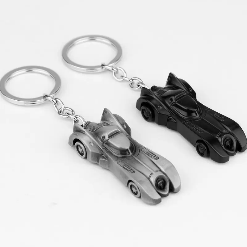 Bat Mobile Metal Keychain, Zinc Alloy