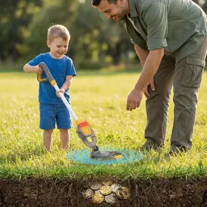 Kids Metal Detector with Lights & Sounds, Treasure Hunt Toy for Outdoor Play