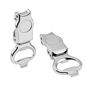 2 in 1 Bottle Opener & Sealer for Glass Beer Bottles, Soda Water Bottle Opener & Sealer, Stainless Steel Beer Openers for Various Cans (2packs)