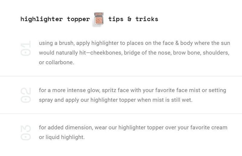 r.e.m. beauty interstellar highlighter topper