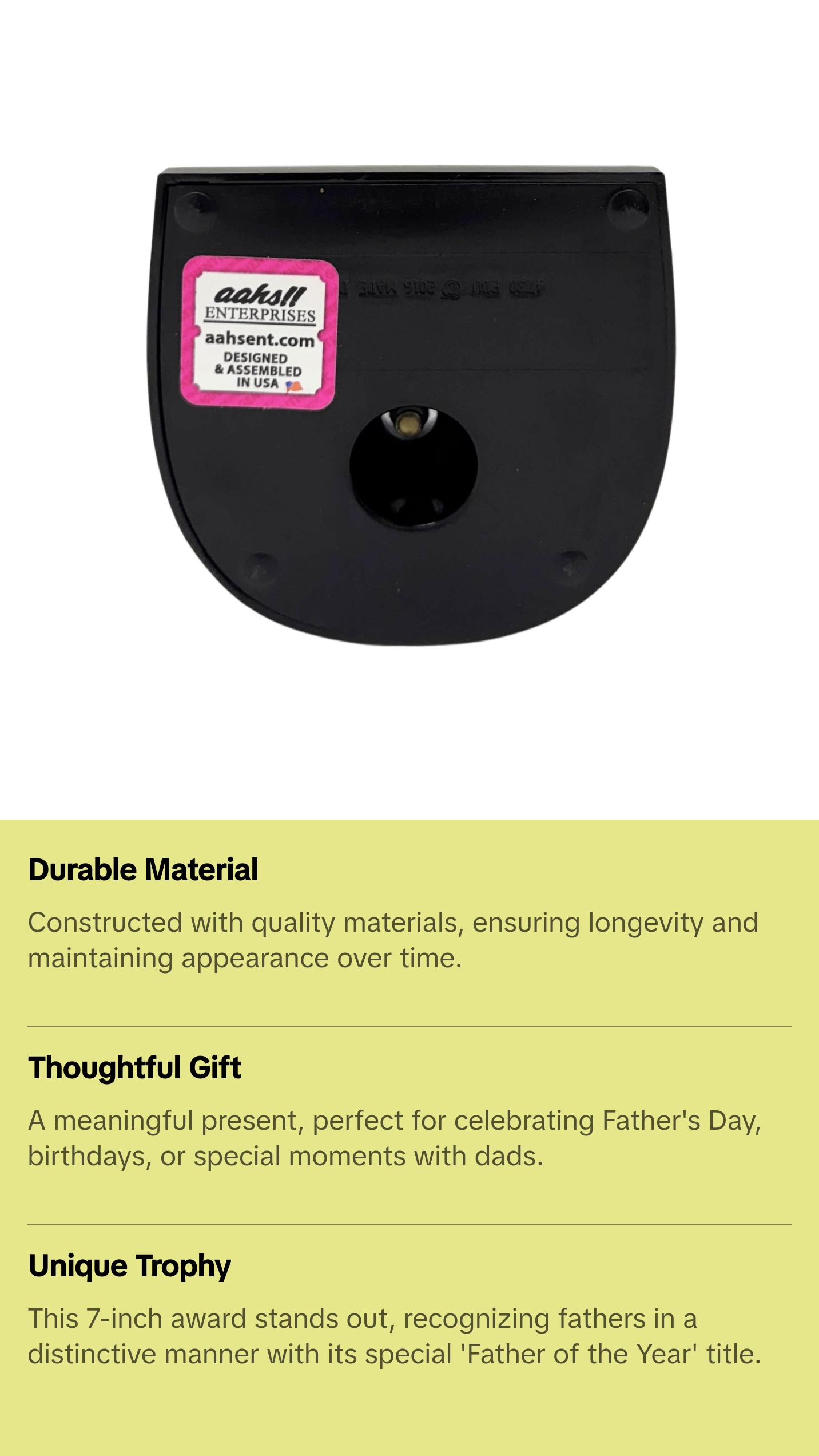 Father of The Year Trophy 7"