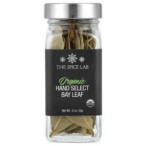 The Spice Lab Organic Hand Select Bay Leaf, 0.2 oz (5 g)