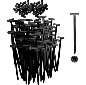 50Pcs Nylon Universal Cable TieBuckle, Heavy Duty Self-LockingNylon Zip Ties Holder, MultipurposePlastic Cable Ties Tool for Car DailyRepair