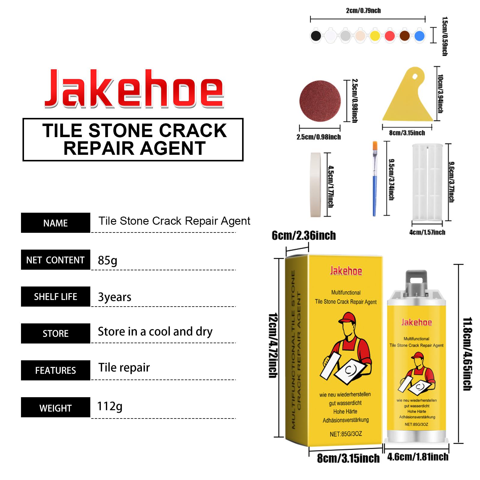 Jakehoe Tile Crack Repair Glue Tile Repair Glazed Marble Pit Ceramic Crack