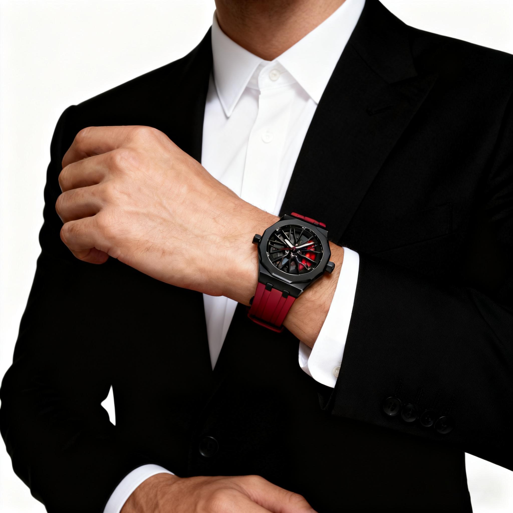 Men's Racing Wheel Sport Watch With Water Resistant Silicone Strap Luminous Dial And Adjustable Fit A Great Gift Idea For Him Men's Racing Wheel Sport Watch With Water Resistant Silicone Strap Luminous Dial And Adjustable Fit A Great Gift Idea For Him