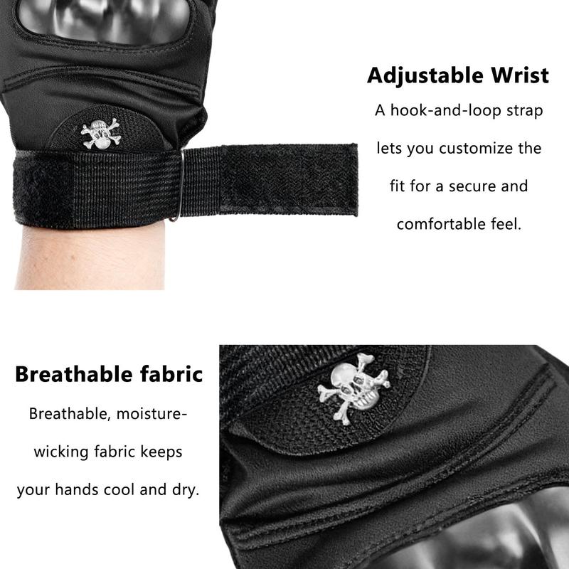 LED Flashlight Gloves,Half Finger Lighted Gloves,Adjustable Wrist Strap,Flashlight Gloves with 8 LED Cool Gadget Finger Lights for for Camping Fishing Repairing,Cycling,Running Camping,Christmas Birthday Gifts for Men and Women